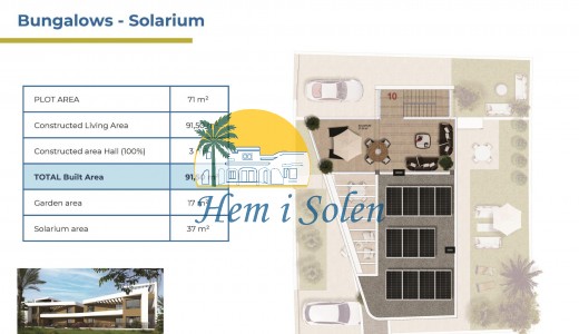 New Build - Top Floor Bungalow -
Orihuela Costa - La Ciñuelica