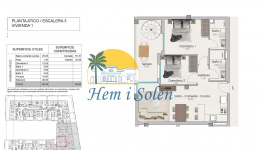 New Build - Penthouse -
Santa Pola - Estacion de autobuses