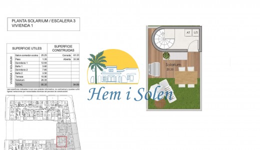 New Build - Penthouse -
Santa Pola - Estacion de autobuses