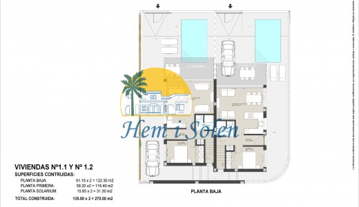 New Build - Semidetached -
Pilar de la Horadada - Las Higuericas
