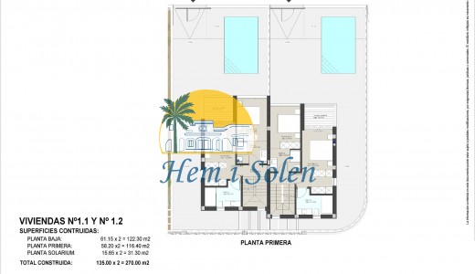 New Build - Semidetached -
Pilar de la Horadada - Las Higuericas